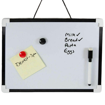 Mini A4 Whiteboard with Marker Pen and 2 Magnets