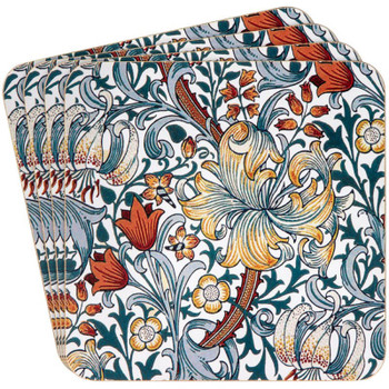 Set of 4 Coasters - Golden Lily