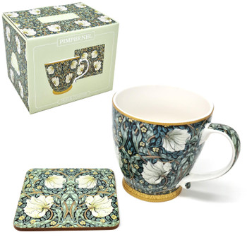 Breakfast Mug & Coaster Set - Pimpernel