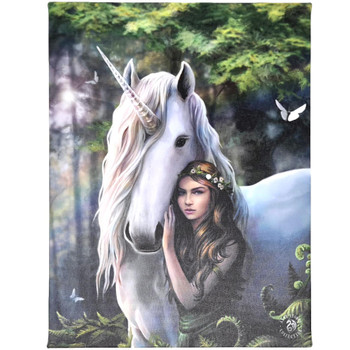 Anne Stokes Canvas 25cm x 19cm - Forest Maiden