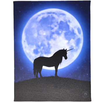 Anne Stokes Canvas 25cm x 19cm - Magical Moon