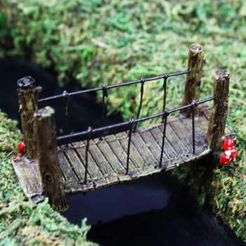 Fiddlehead Fairy Gardens - Suspension Bridge With Toadstools