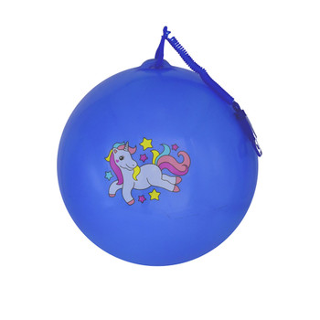 Unicorn Ball With Keyring 9" Assorted