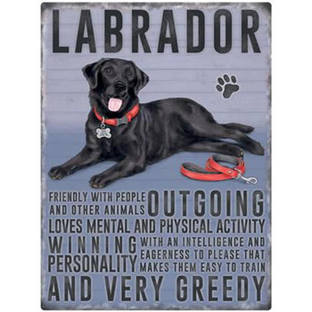 Fridge Magnet Dogs - Black Labrador