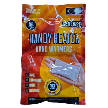 Handy Heater Hand Warmers - 2 Pack