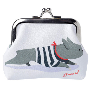 Tic Tac Purse - Bertrand the French Bulldog - White