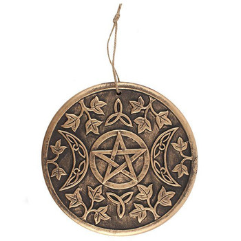 Triple Moon Terracotta Plaque 20.5cm