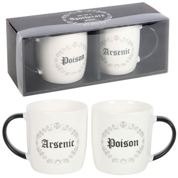 Poison and Arsenic Couples Mug Set