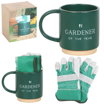 Gardener of the Year Mug and Glove Set