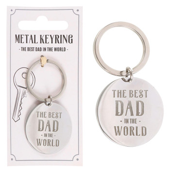 Best Dad in the World Keyring