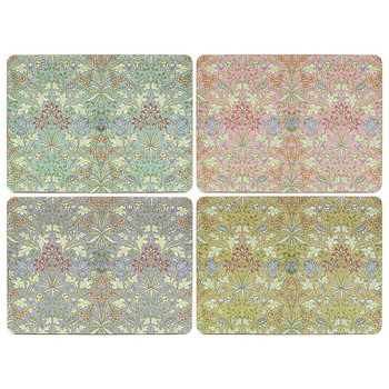Set of 4 Placemats - William Morris - Hyacinth