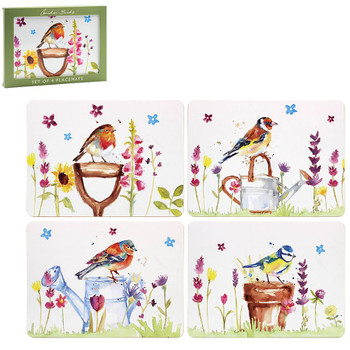 Set of 4 Placemats - Garden Birds