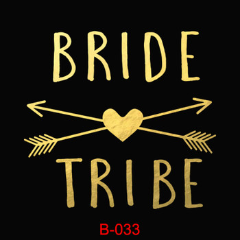 Glamza Metallic Tattoo - Bride Tribe B-033