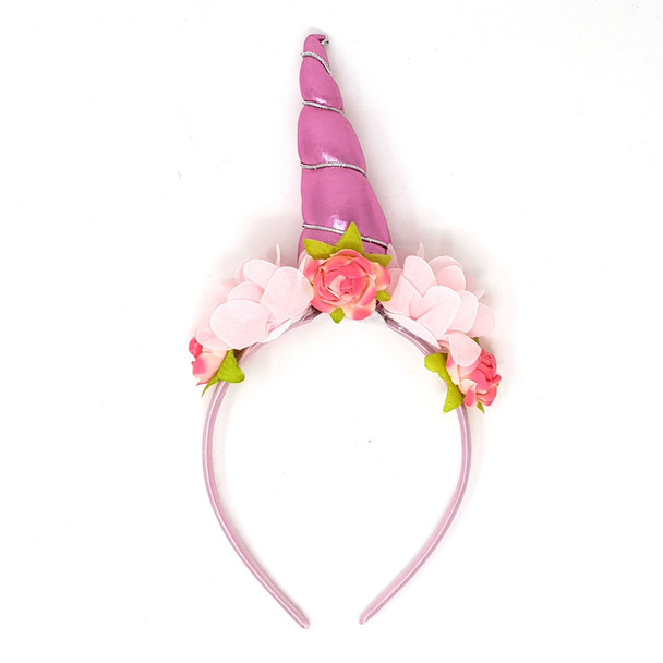Unicorn Head Band - Pink