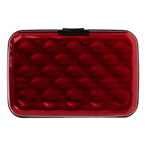 Card Protector - Diamond Dimples - Red