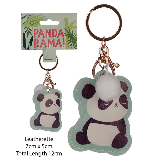 Keyring - Pandarama Leatherette