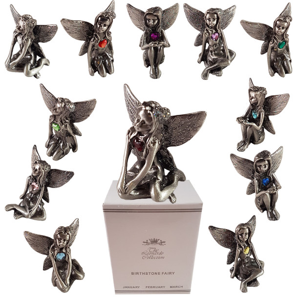 Pewter Fairy Birthstone