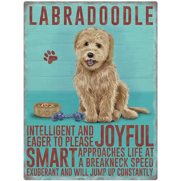 Fridge Magnet Dogs - Labradoodle