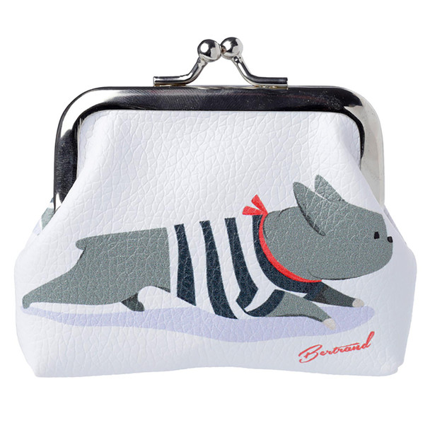 Tic Tac Purse - Bertrand the French Bulldog - White