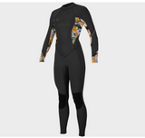 Womens Bahia 3/2mm Back Zip Wetsuit - Navy