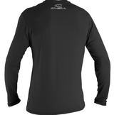 Mens Basic Skins Long Sleeve Rash Tee Black