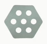 EVA Surfboard Grip Pads - Hexagonal Grey