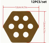 EVA Surfboard Grip Pads - Hexagonal Grey