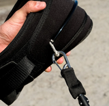 8" COILED LEASH WITH CARABINER