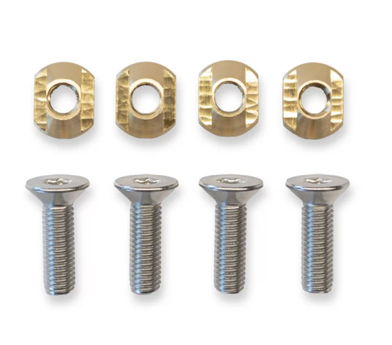 Plate Adapter Bolt Set M8x28 & T-Nuts Hard Boards