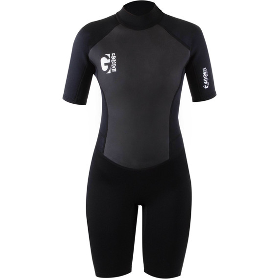 Womens G-Force 3mm Back Zip Shorty Wetsuit