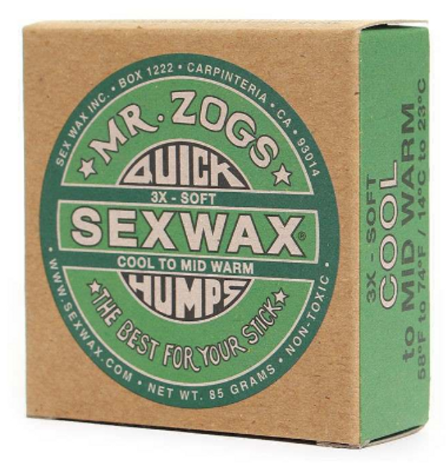 Sex Wax Mr Zogs Quick Humps Surf Wax Cool/ Mid Warm Sex Wax Mr Zogs Quick Humps Surf Wax Cool/ Mid Warm