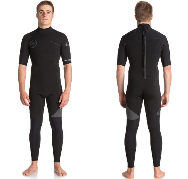 SYNCRO SERIES 2MM SHORT SLEEVE BACK ZIP WETSUIT JET SYNCRO SERIES 2MM SHORT SLEEVE BACK ZIP WETSUIT JET