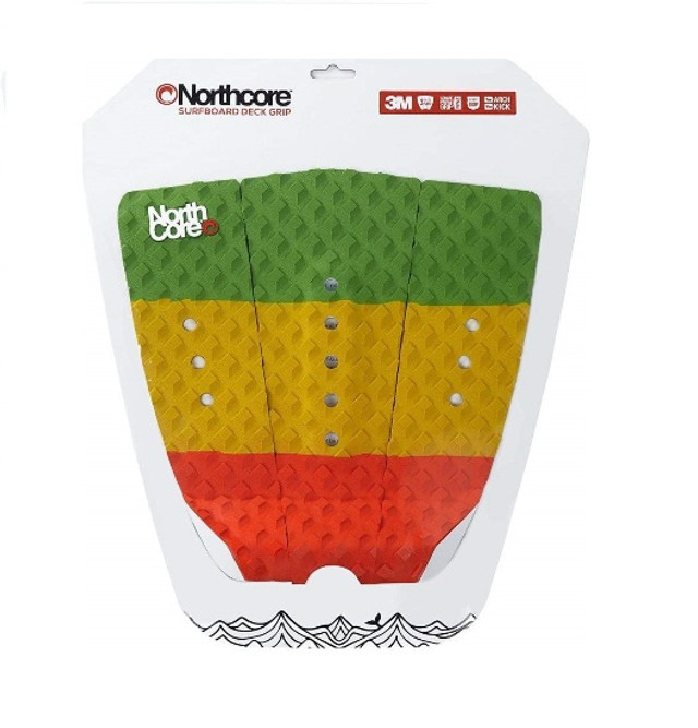 Northcore Ultimate Grip Deck Pad The Rasta Red / Green / Yellow