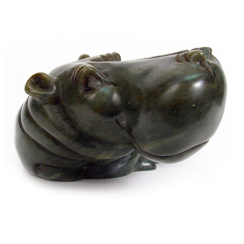 Shona Stone Hippo Stone Sculpture Mbare