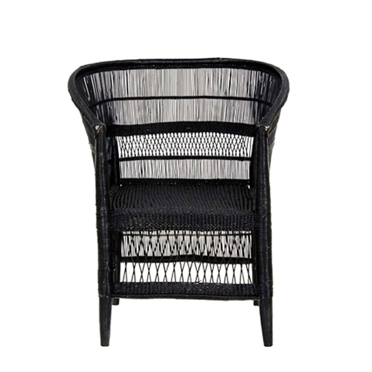 Malawi Cane Chair Black