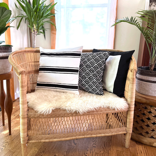 Mbare Organic Lines Sadza Pillow Cover - Thumbnail 2