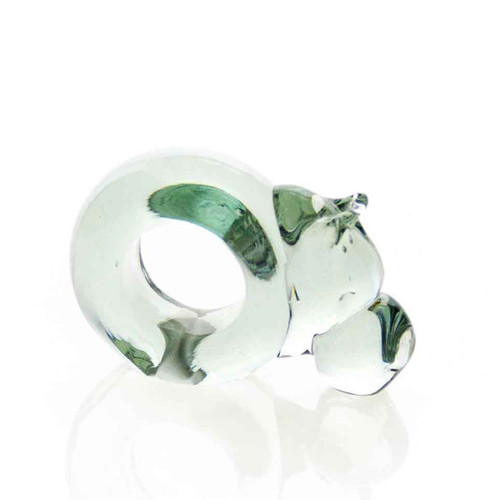 Hippo Napkin Ring - Recycled Glass Hippo Napkin Ring - Recycled Glass