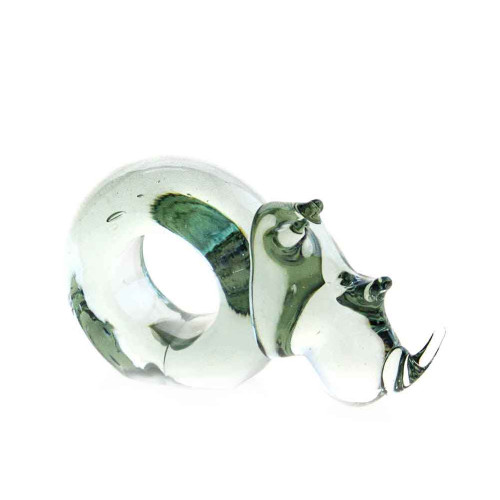 Rhino Napkin Ring - Recycled Glass Rhino Napkin Ring - Recycled Glass
