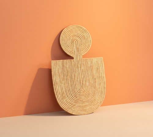 Arch + Circle Natural Abstract Mask Wall Hanging Arch + Circle Natural Abstract Mask Wall Hanging