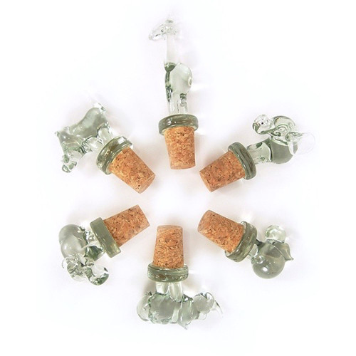 Mbare Glass Animal Wine Stoppers