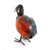 colorful recycled metal baby chick back view
