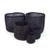 open weave black Iringa baskets open weave black Iringa baskets