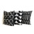 Ebony Black Sadza pillows trio