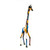 Recycled metal giraffe large, other side Recycled metal giraffe large, other side