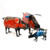Cute Piggy family recycled colorful metal side view
 Cute Piggy family recycled colorful metal side view