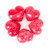 soapstone red hearts set of 5