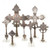 Group of hand held and processional coptic crosses from Ethiopia. Group of hand held and processional coptic crosses from Ethiopia.
