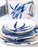 Floating Leaves Dessert Plate - Blue Floating Leaves Dessert Plate - Blue
