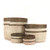 all four sizes of striped open baskets all four sizes of striped open baskets