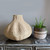 Tabletop medium Garlic Basket with Striped basket planter  Tabletop medium Garlic Basket with Striped basket planter